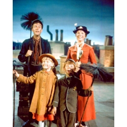 Mary Poppins Julie Andrews Dick Van Dyke Photo